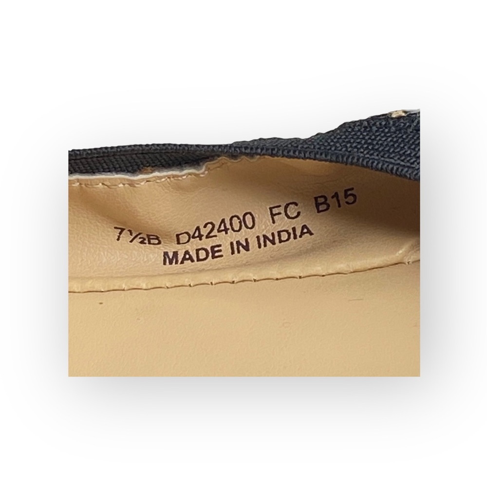 Cole Haan ⌘ Deltona Cap Toe Gore Leather Ballet Flats ⌘ Brown Snakeskin ⌘ 7.5M - Picture 10 of 16